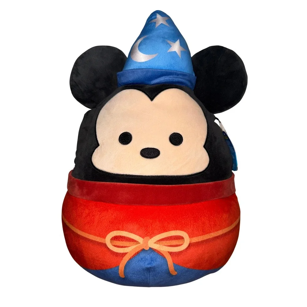 Disney Squishmallows Mickey Mouse Sorcerer Apprentice Fantasia Plush 8 inch NWT